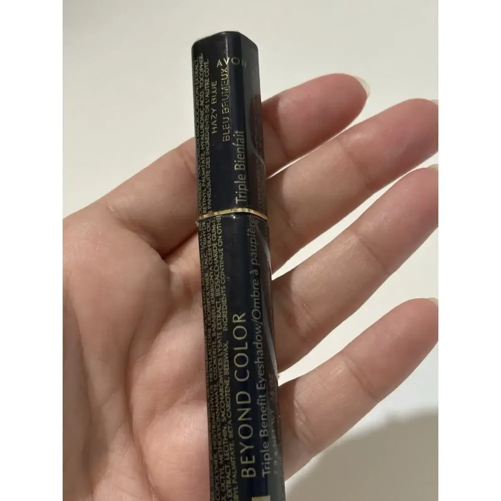 Avon Beyond Color Triple Benefit‎ Eyeshadow In Hazy Blue NOS Sealed Vintage